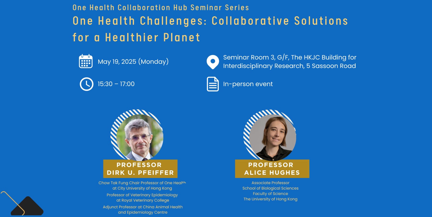 Inaugural seminar last 19 May 2025 with known experts in the field of One Health collaboration